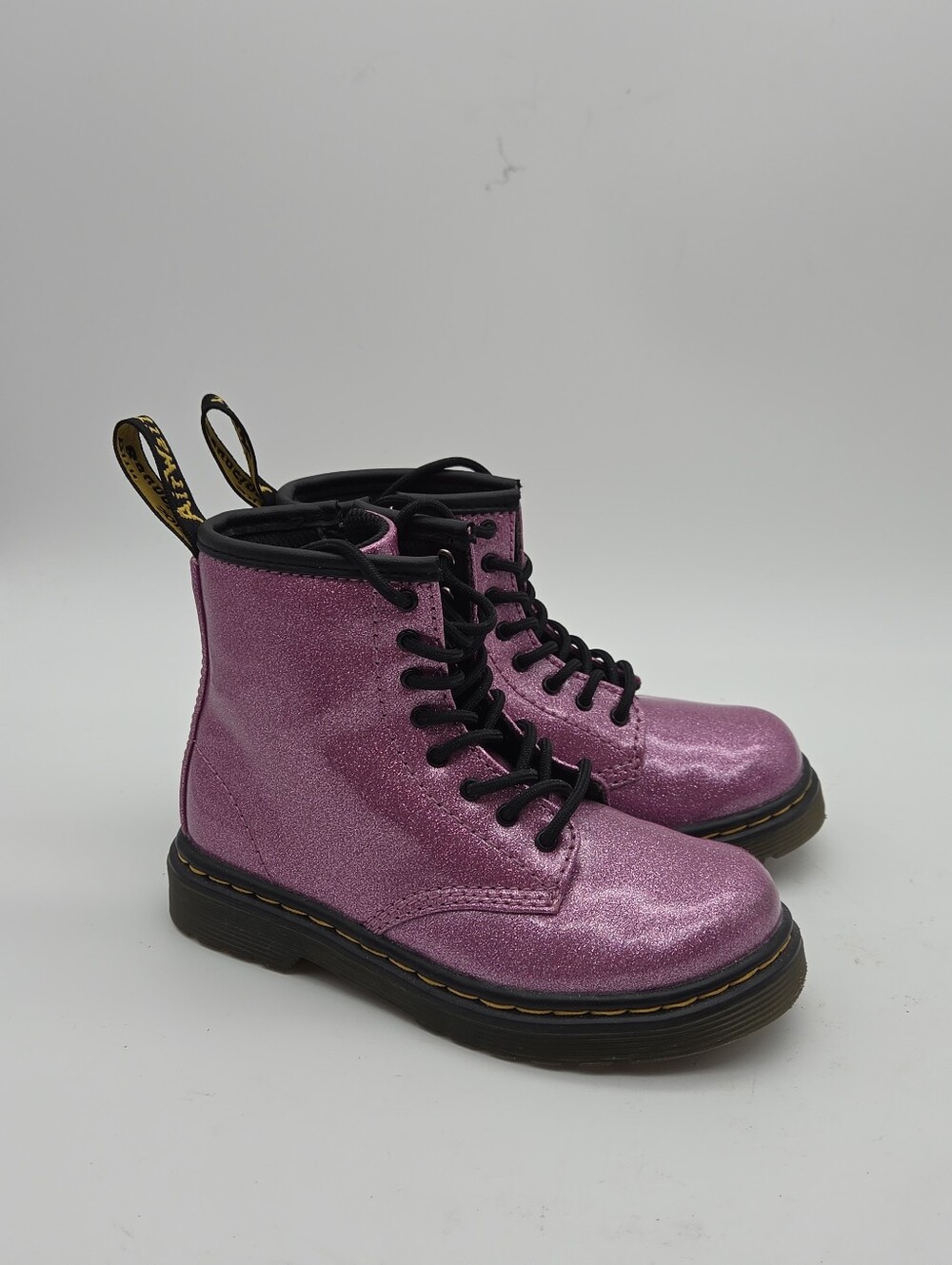 Dr Martens 1460 Glitter T Pink Boots Toddler Girls Size 10 - Picture 4 of 8